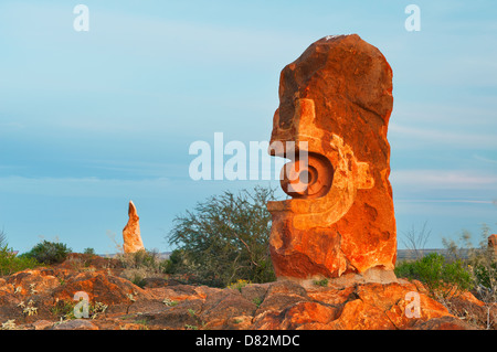 Skulptur Symposium in der Wüste von Broken Hill. Stockfoto