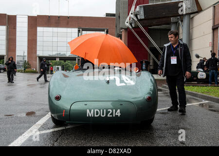 Brescia, Italien. 16. Mai 2013 - Mille Miglia 2013 - der erste Tag in Brescia/Italien am 16. Mai 2013. Quelle: Johann Hinrichs/alamy leben Nachrichten Stockfoto