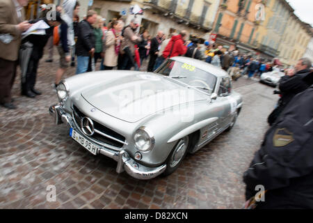 Brescia, Italien. 16. Mai 2013 - Mille Miglia 2013 - der erste Tag in Brescia/Italien am 16. Mai 2013. Quelle: Johann Hinrichs/alamy leben Nachrichten Stockfoto