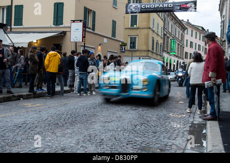 Brescia, Italien. 16. Mai 2013 - Mille Miglia 2013 - der erste Tag in Brescia/Italien am 16. Mai 2013. Quelle: Johann Hinrichs/alamy leben Nachrichten Stockfoto