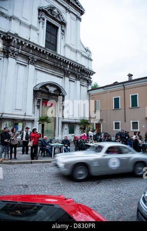 Brescia, Italien. 16. Mai 2013 - Mille Miglia 2013 - der erste Tag in Brescia/Italien am 16. Mai 2013. Quelle: Johann Hinrichs/alamy leben Nachrichten Stockfoto