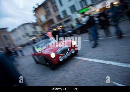 Brescia, Italien. 16. Mai 2013 - Mille Miglia 2013 - der erste Tag in Brescia/Italien am 16. Mai 2013. Quelle: Johann Hinrichs/alamy leben Nachrichten Stockfoto