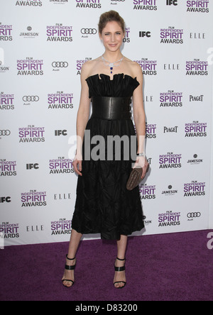 Fiona Hefti 27. jährliche Independent Spirit Awards am Strand von Santa Monica - Ankünfte Los Angeles, Kalifornien - 25.02.12 Stockfoto