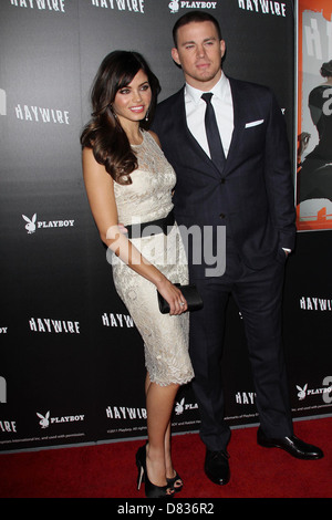 Channing Tatum, Jenna Dewan "Drunter und drüber" Los Angeles premiere bei der DGA-Theater - Ankünfte Los Angeles, Kalifornien - 05.01.12 Stockfoto