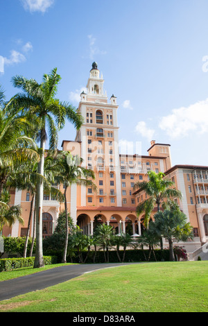 Das Biltmore Hotel in Coral Gables, FL. Stockfoto