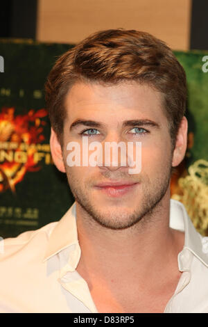 LIAM HEMSWORTH DIE TRIBUTE VON PANEM: FEUER FANGEN. PHOTOCALL. CANNES FILM FESTIVAL 2013 CANNES Frankreich 18 Mai 2013 Stockfoto