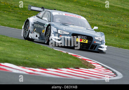 Brands Hatch, Großbritannien. 18. Mai 2013. Filipe Albuquerque (PRT) fahren das Audi Sport Team Rosberg Audi RS 5 DTM während der DTM Deutsche Tourenwagen Meisterschaft Qualifikation von Brands Hatch. Bildnachweis: Aktion Plus Sportbilder / Alamy Live News Stockfoto