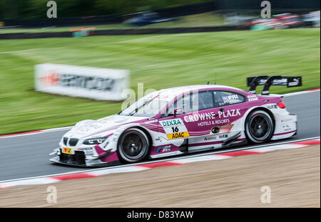 Brands Hatch, Großbritannien. 18. Mai 2013. Andy Priaulx (GBR) fahren das BMW Team RMG BMW M3 DTM während der DTM Deutsche Tourenwagen Meisterschaft Qualifikation von Brands Hatch. Bildnachweis: Aktion Plus Sportbilder / Alamy Live News Stockfoto