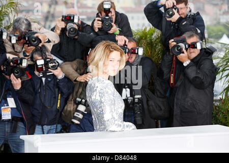 Cannes, Frankreich. 18. Mai 2013. LEA SEYDOUX. Grand Central photocall.66th Cannes Film Festival.Cannes, France.May 18, 2013. (Bild Kredit: Kredit: Roger Harvey/Globe Photos/ZUMAPRESS.com/Alamy Live-Nachrichten) Stockfoto