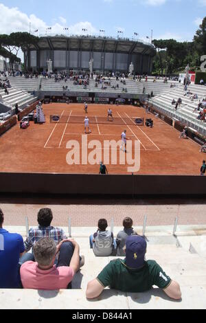 Rom, Italien. 17. Mai 2013 beherrscht die Szene an der atp Tennis-Turnier in Rom, Italien Stockfoto