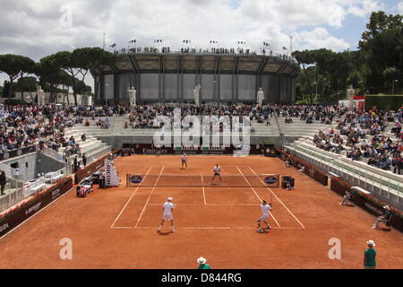 Rom, Italien. 17. Mai 2013 beherrscht die Szene an der atp Tennis-Turnier in Rom, Italien Stockfoto