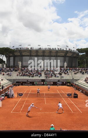 Rom, Italien. 17. Mai 2013 beherrscht die Szene an der atp Tennis-Turnier in Rom, Italien Stockfoto