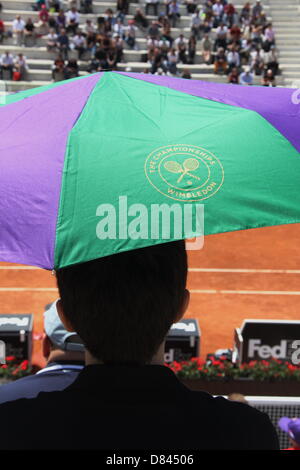 Rom, Italien. 17. Mai 2013 beherrscht die Szene an der atp Tennis-Turnier in Rom, Italien Stockfoto