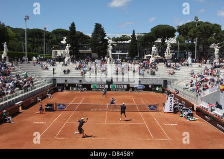 Rom, Italien. 17. Mai 2013 beherrscht die Szene an der atp Tennis-Turnier in Rom, Italien Stockfoto