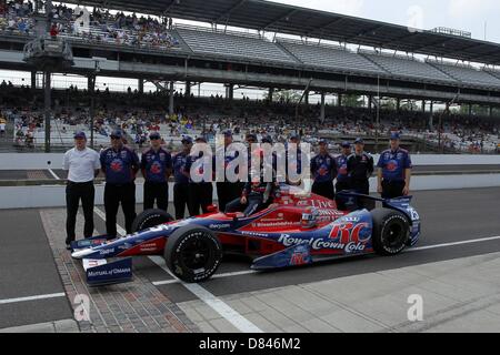 Indianapolis, Indiana, USA. 18. Mai 2013. IndyCar, Runde 5, Indianapolis, Indy 500, IN, USA, Mai 17-27 2013, MARCO ANDRETTI, Andretti Autosport (Bild Kredit: Kredit: Ron Bijlsma/ZUMAPRESS.com/Alamy Live-Nachrichten) Stockfoto