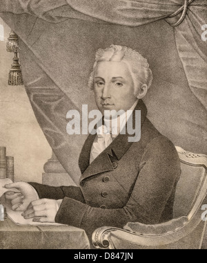 James Monroe, fünfter Präsident der Vereinigten Staaten Stockfoto