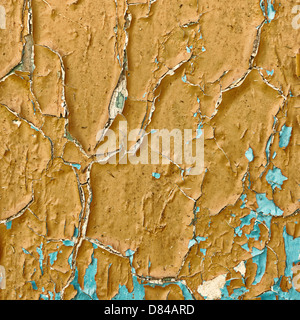 Rissigen Lack auf Tür. Vintage-Textur. Stockfoto