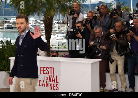 Cannes, Frankreich. 19. Mai 2013.  Justin Timberlake am Cannes Film Festival 2013 besucht die Photocall 'Inside Llewyn Davis'. © James McCauley / Alamy Live News Stockfoto