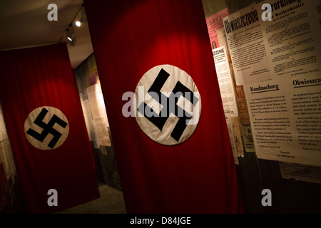 Hakenkreuze in Oskar Schindlers Fabrik, Krakau, Polen, Europa Stockfoto