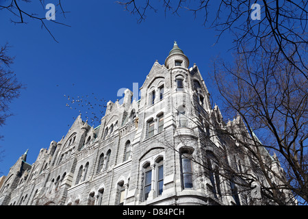 Richmond, Virginia, Altes Rathaus Gebäude in der Innenstadt. Stockfoto