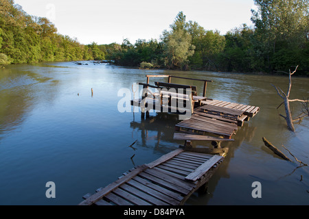 Muttermal auf der kleinen Donau - Slowakei Stockfoto