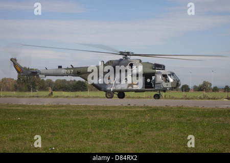 Eine tschechische Luftwaffe Mil Mi-171Sch Hubschrauber, Hradec Kralove, Tschechische Republik. Stockfoto