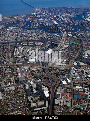 Luftaufnahme San Mateo Grafschaft, Kalifornien Stockfoto