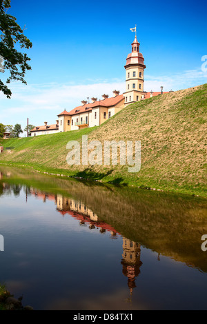 Mittelalterliche Burg in Neswizh, Weißrussland. Stockfoto