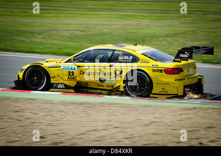 Renn-Action von DTM, deutsche Tourenwagenmeisterschaft, Brands Hatch, Kent, UK. Stockfoto