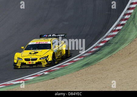 Renn-Action von DTM, deutsche Tourenwagenmeisterschaft, Brands Hatch, Kent, UK. Stockfoto