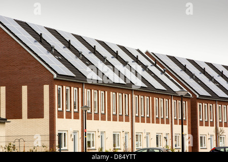 Sun City ein Suberb von Heerhugowaard in den Niederlanden, die Develped als solar Hot Spot hat, Stockfoto