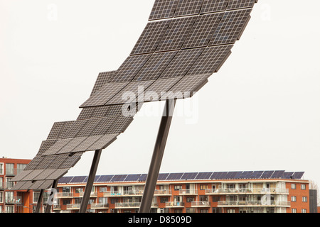 Sun City ein Suberb von Heerhugowaard in den Niederlanden, die Develped als solar Hot Spot hat Stockfoto