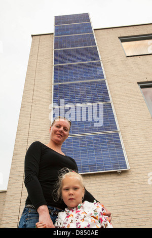 Sun City ein Suberb von Heerhugowaard in den Niederlanden, die Develped als solar Hot Spot hat Stockfoto