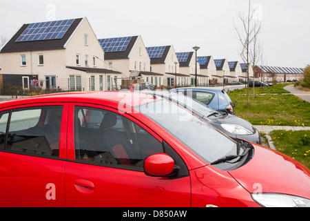 Sun City ein Suberb von Heerhugowaard in den Niederlanden, die Develped als solar Hot Spot hat Stockfoto