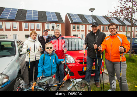 Sun City ein Suberb von Heerhugowaard in den Niederlanden, die Develped als solar Hot Spot hat Stockfoto