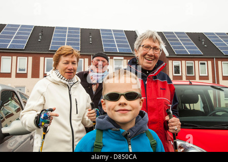 Sun City ein Suberb von Heerhugowaard in den Niederlanden, die Develped als solar Hot Spot hat Stockfoto