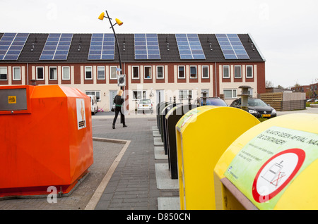 Sun City ein Suberb von Heerhugowaard in den Niederlanden, die Develped als solar Hot Spot hat Stockfoto