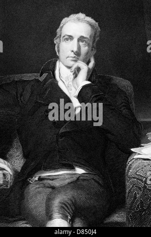 John Philip Kemble (1757-1823) auf Kupferstich aus dem Jahr 1873. Englischer Schauspieler. Stockfoto