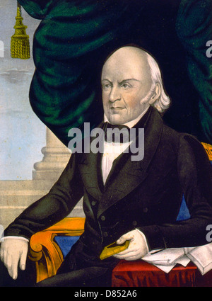 John Quincy Adams, der sechste Präsident der Vereinigten Staaten, um 1840 Stockfoto