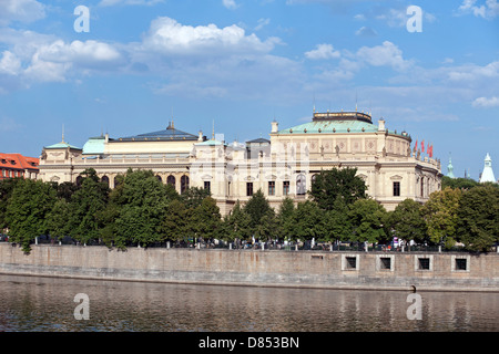 Prag - Prager Venedig und Rudolfinum Prag, Musik Auditorium und Galerie Stockfoto