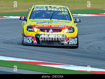 Austin, Texas, USA. 19. Mai 2013. Scott Pye #80 Ekol Racing V8 Supercars Rennen 16 am dritten Tag von Austin 400 in Austin, TX. Bildnachweis: Cal Sport Media / Alamy Live News Stockfoto