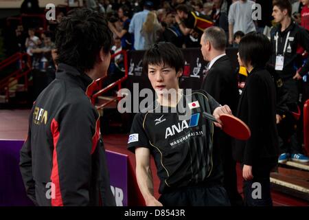 Paris, Frankreich. 19. Mai 2013. Kenta Matsudaira (JPN), 19. Mai 2013: World Table Tennis Champioship 2013 im Palais Omnisport de Paris Bercy, Paris, Frankreich (Foto: Enrico Calderoni/AFLO SPORT/Alamy Live News) Stockfoto