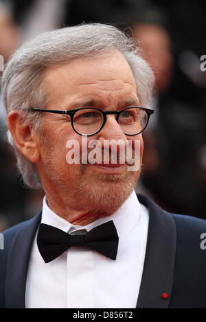 Cannes, Frankreich. 19. Mai 2013. Steven Spielberg besucht Inside Llewyn Davis Premiere - 66. jährlichen Cannes Film Festival - am Stockfoto