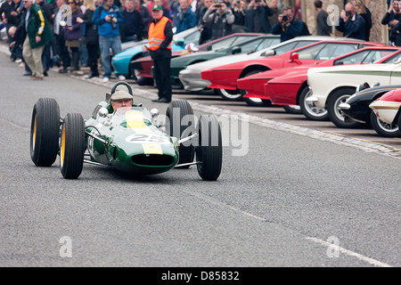 Jim Clark. 50. Jahrestag der seine erste Meisterschaft Duns.Scottish Grenzen der Welt. Schottland. Stockfoto