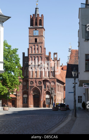 Rathaus, Brandenburg ein der Havel, Deutschland Stockfoto