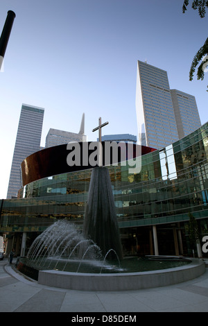 Ein Blick auf die erste Baptist-Dallas-Heiligtum in Dallas, Texas Stockfoto