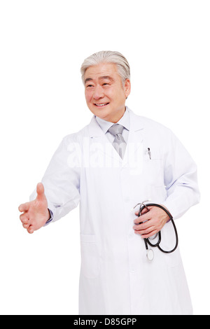 Porträt des Arztes zu orientieren Stockfoto