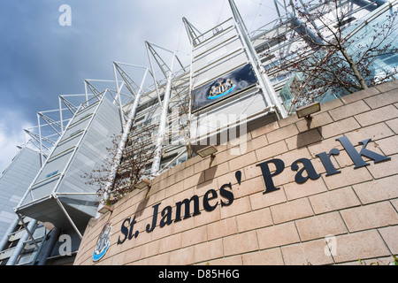 St James Park, Heimat von Newcastle United Stockfoto