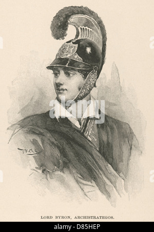 Lord George Gordon Byron, 6. Baron Byron Stockfoto