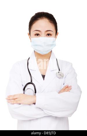 Die junge Ärztin Porträt Stockfoto